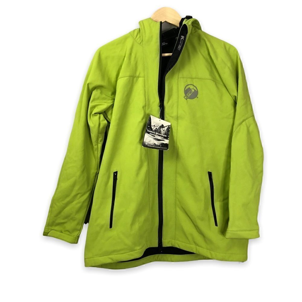 Klymit Womens Green Softshell Jacket Coat